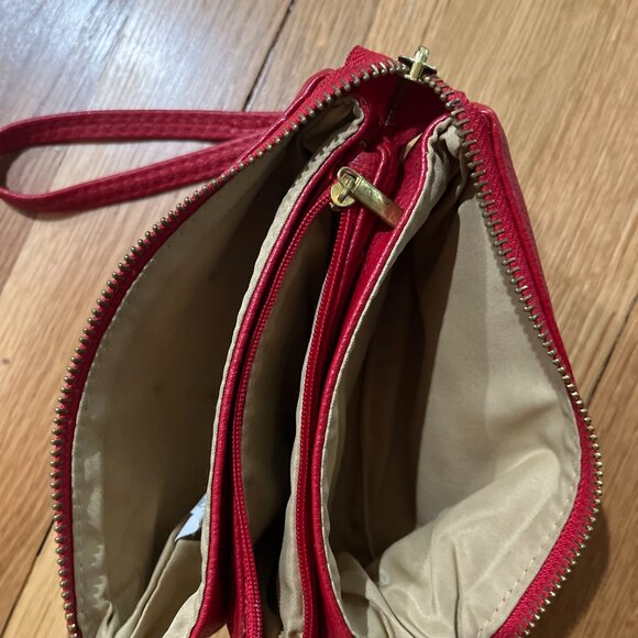 2010s Red Tory Burch Wristlet Wallet - Picture 4 of 7